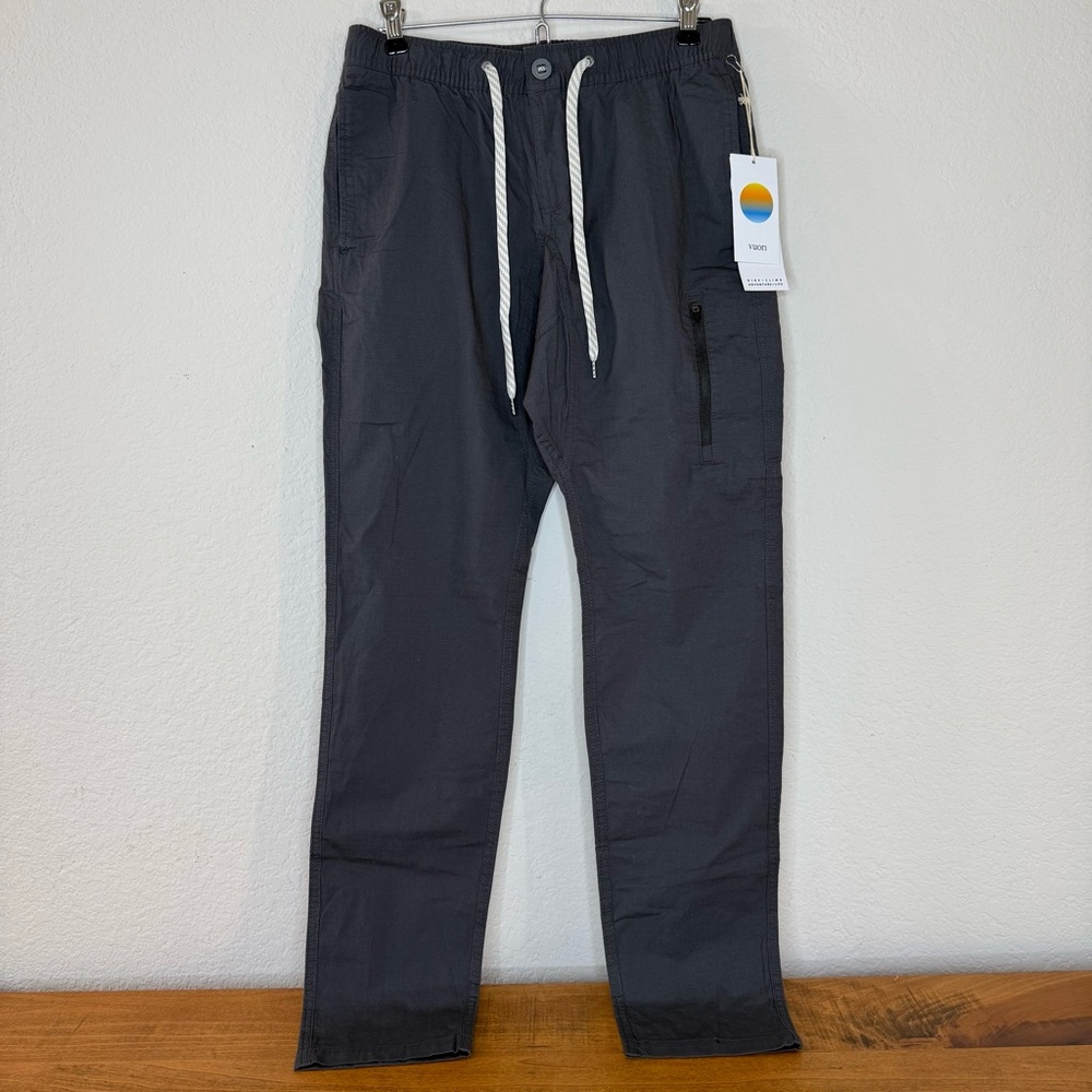 New Vuori Men’s Ripstop Climber (Dark grey) Pant Charcoal Size Small V412